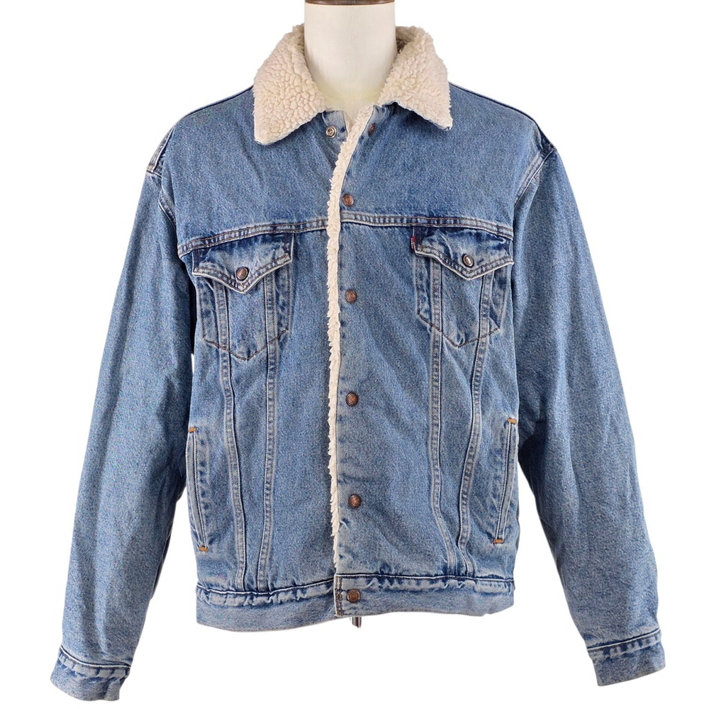 Levi's Light Blue Sherpa Lined Denim Jacket